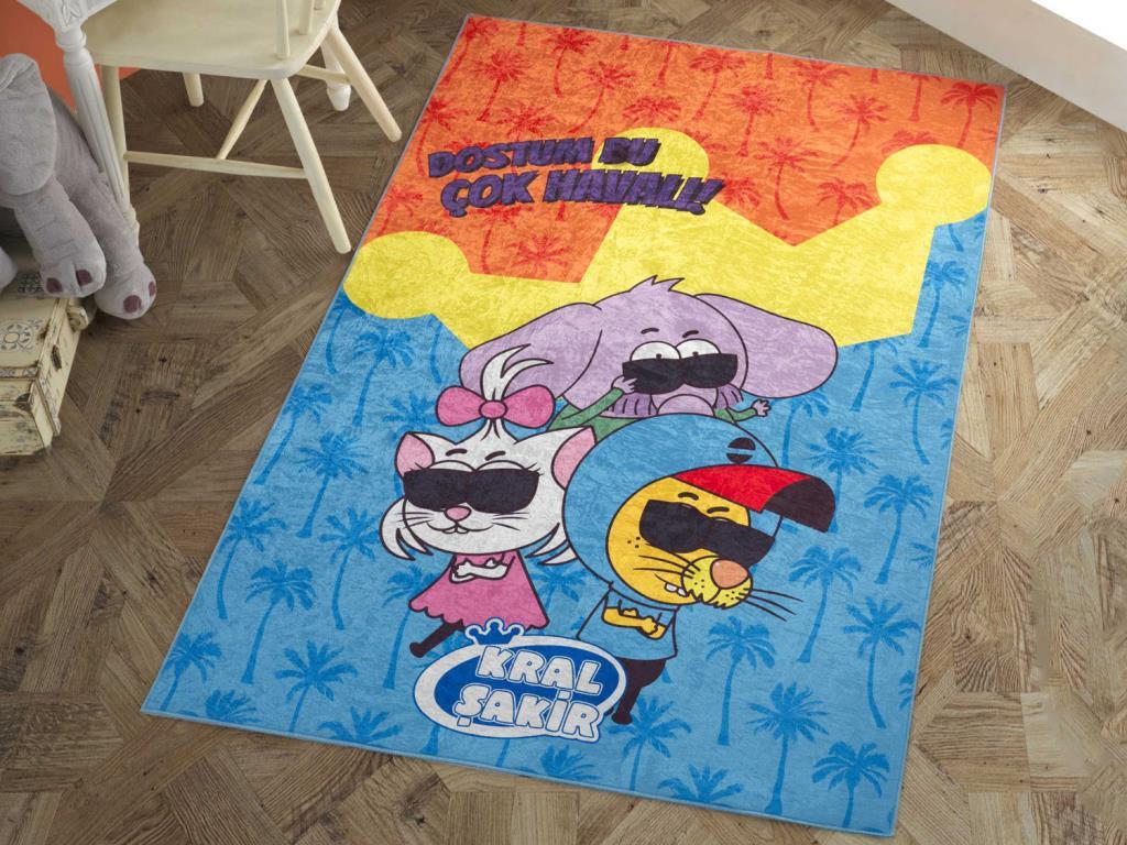 Kral Şakir Dostum Bu Çok Havalı Lisanslı Halı 160x230 Cm - 1