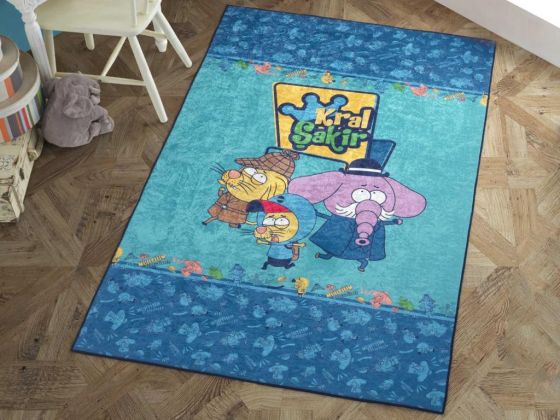 Kral Şakir Muhtişim Dedektifler Lisanslı Halı 160x230 Cm - Hobby