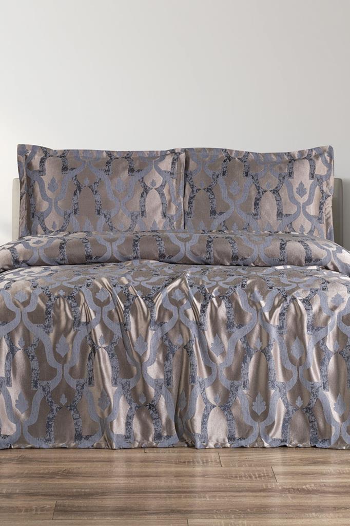 Kybele 3 Parça Çift Kişilik Pike Takımı 230x250 Gri - 1