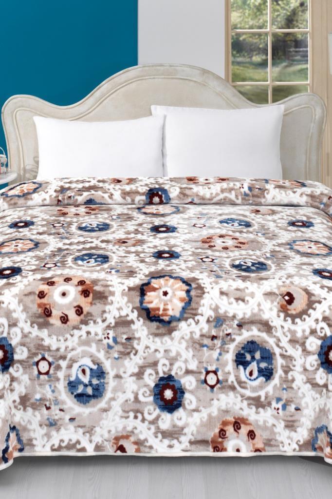 Lacasa 1099 Çift Kişilik Battaniye Mavi - 1