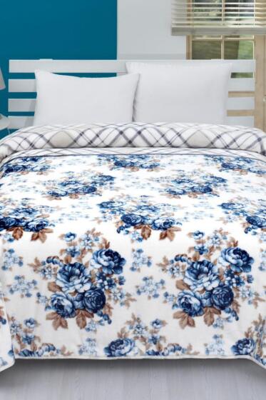 Lacasa 1101 Çift Kişilik Battaniye Mavi - Çeyiz Diyarı