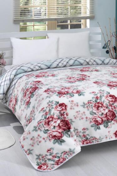 Lacasa 1101 Çift Kişilik Battaniye Turkuaz - Çeyiz Diyarı