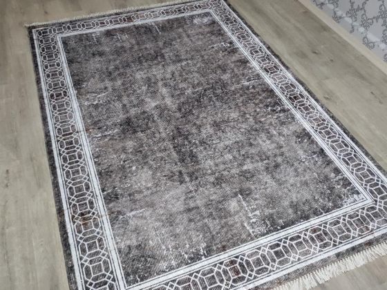 Latex Kaymaz Taban Dijital Baskı Kadife Halı Dove Kahve 100x300 cm - Çeyiz Diyarı