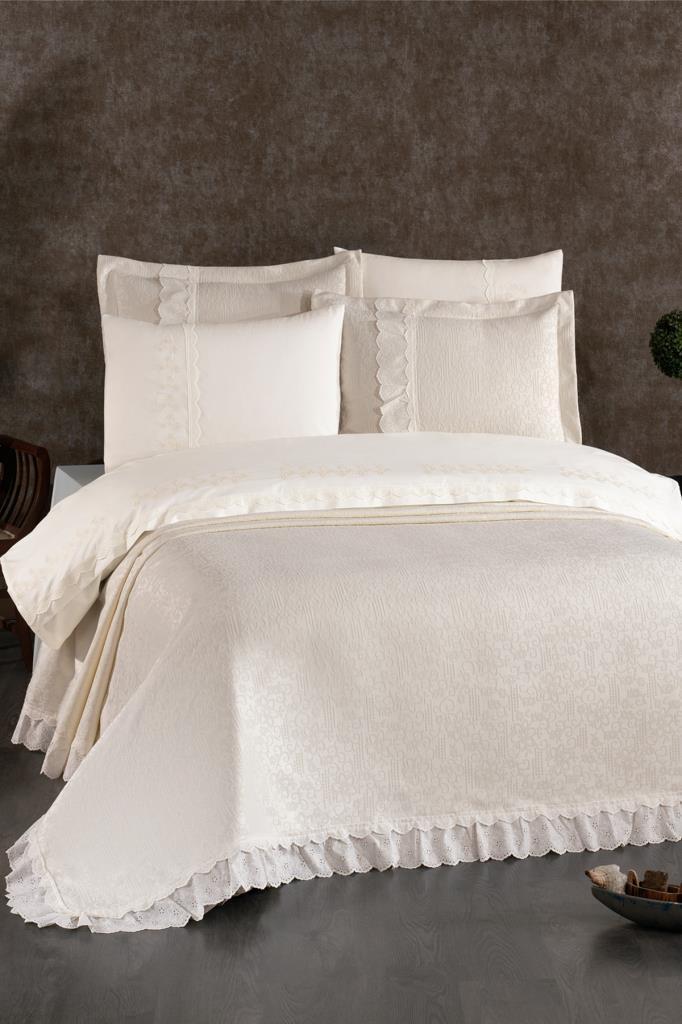 Lavin Gelin Seti 7 Parça Ekru - 1