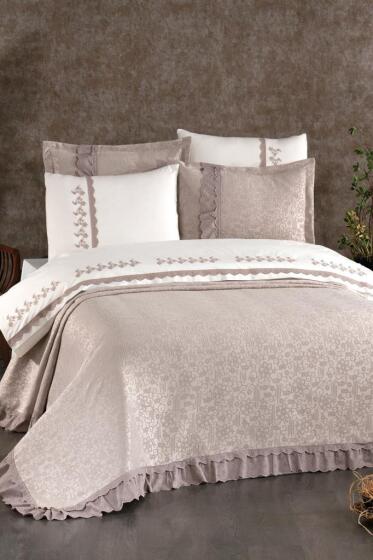 Lavin Gelin Seti 7 Parça Vizon - Çeyiz Diyarı