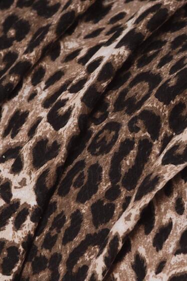 Leopar Tek Kişilik %100 Pamuklu 160x240 cm Tek Pike - Çeyiz Diyarı (1)