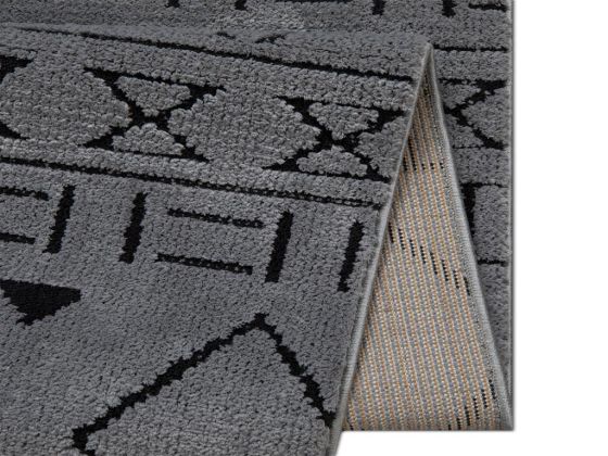 Life Gri Antrasit Dikdörtgen Halı 160x230cm - Çeyiz Diyarı (1)