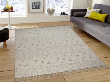 Life Krem Bej Dikdörtgen Halı 160x230cm - 1