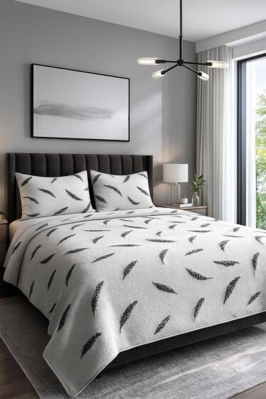 Lifoz 3 Parça Çift Kişilik Yatak Örtüsü 235x250 cm - Çeyiz Diyarı (1)