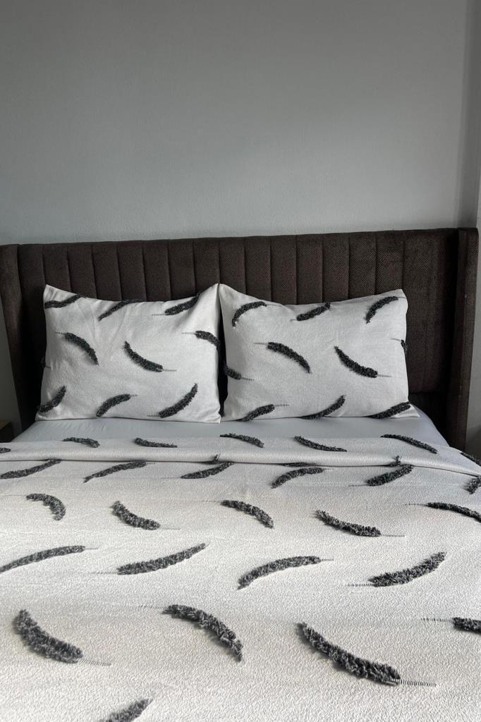 Lifoz 3 Parça Çift Kişilik Yatak Örtüsü 235x250 cm - 3