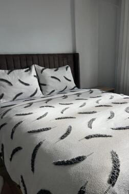 Lifoz 3 Parça Çift Kişilik Yatak Örtüsü 235x250 cm - 4