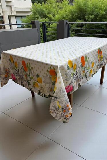 Limonia Dertsiz Masa Örtüsü 120x150 cm - Çeyiz Diyarı