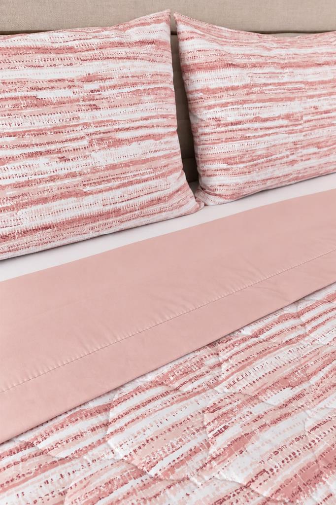 Liora %100 Pamuk Elyaf Dolgulu 200x230 cm Çift Kişilik Pike Takımı - 3