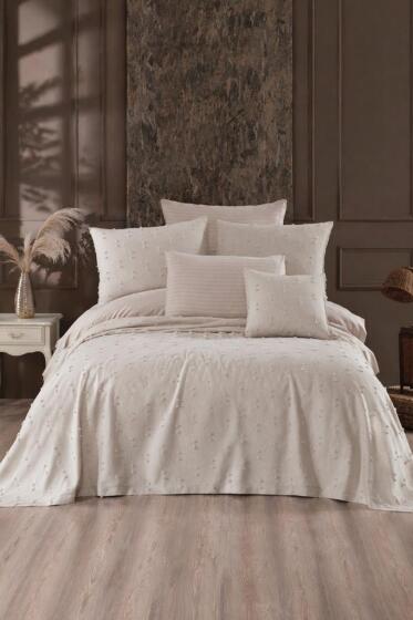 Liverpool Modern 8 Parça Gelin Seti Krem - Bej - Çeyiz Diyarı