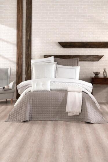 Lizbon Modern 9 Parça Gelin Seti Gri - Gümüş - Çeyiz Diyarı