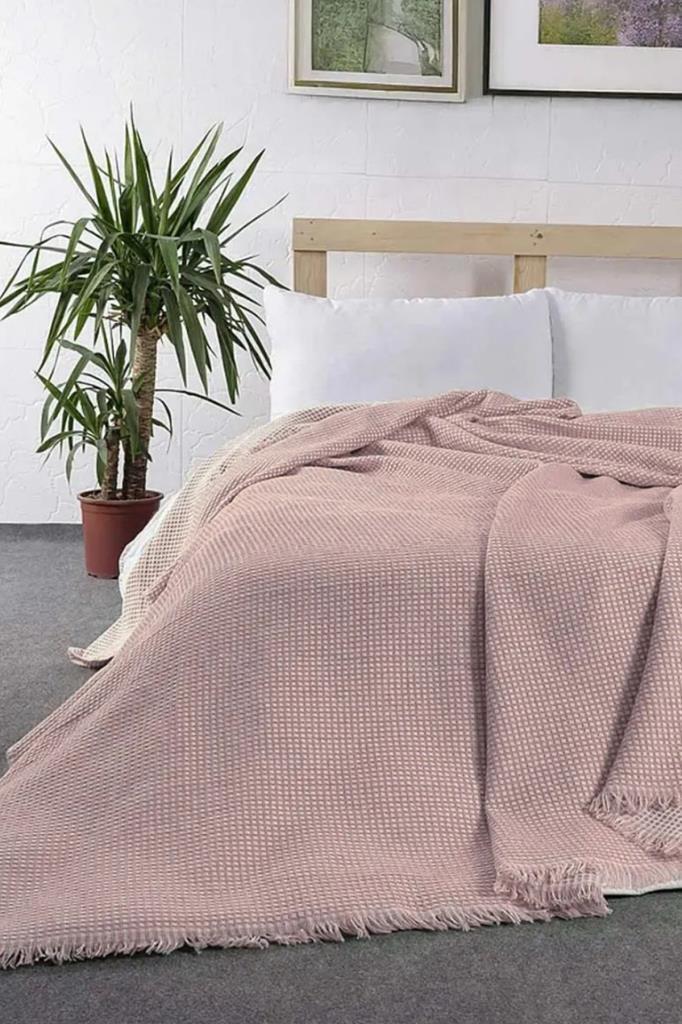 Lora Tek Kişilik Tek Pike 160x210 cm Pudra - 1