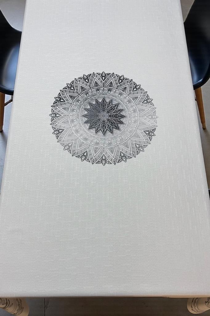 Lotus Dertsiz Masa Örtüsü 150x260 cm Gri - 2