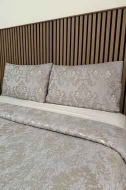 Luxe 3 Parça Çift Kişilik Yatak Örtüsü 235x245 cm - 2