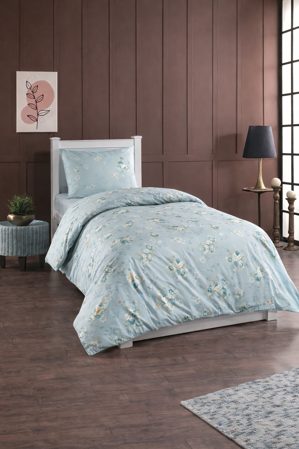 Martha Tek Kişilik Pike Takımı Mint - 1