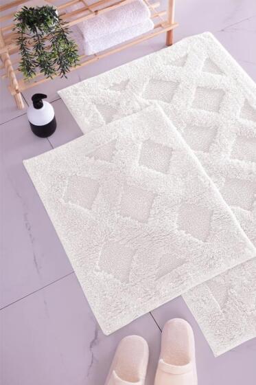 Mia 2'li Paspas Takımı Ekru - Çeyiz Diyarı