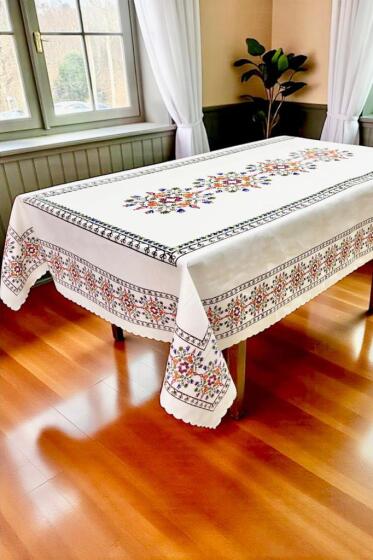 Mihrap Dertsiz Masa Örtüsü 150x200 cm - Çeyiz Diyarı