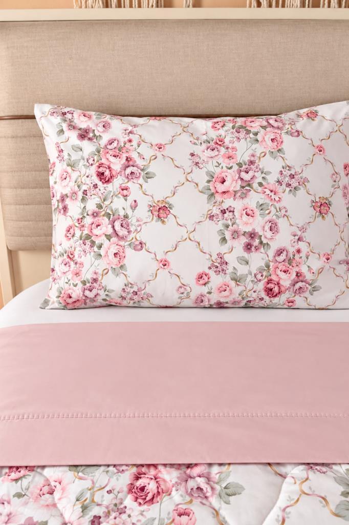 Mira %100 Pamuk Elyaf Dolgulu 200x230 cm Çift Kişilik Pike Takımı - 3