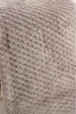 Mira Pelüş Koltuk Örtüsü 180x220 Cm Açık Gri - 2