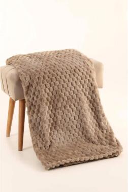 Mira Pelüş Koltuk Örtüsü 180x220 Cm Kahve - 1