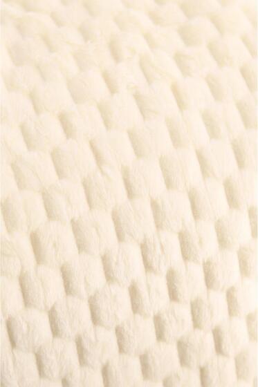 Mira Pelüş Koltuk Örtüsü 180x220 Cm Krem - Çeyiz Diyarı (1)