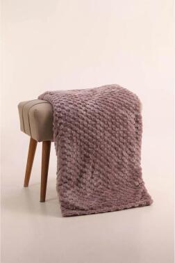 Mira Pelüş Koltuk Örtüsü 180x220 Cm Mürdüm - 1