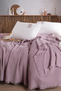 Missera 4 Parça Çift Kişilik Pike Takımı Rose - 2