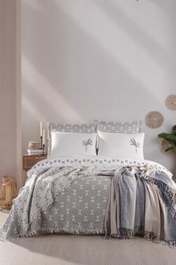 Mode Modern Gelin Seti 7 Parça Gri - 1