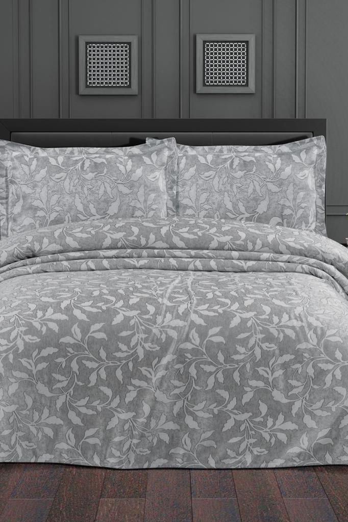 Mona Çift Kişilik Yatak Örtüsü 230x240 cm Gri - 1