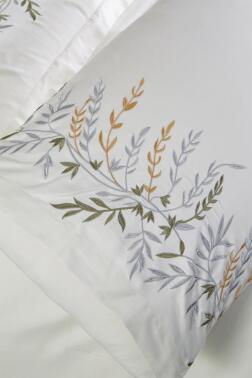 Montana Pamuk Saten Nakışlı 6 Parça Nevresim Takımı Krem - 7