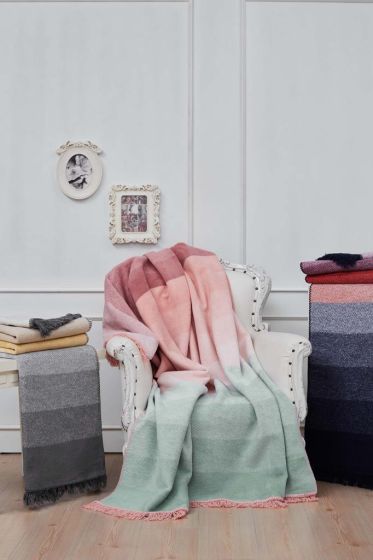 Montant Tek Kişilik Pamuklu Battaniye Kırmızı - Çeyiz Diyarı