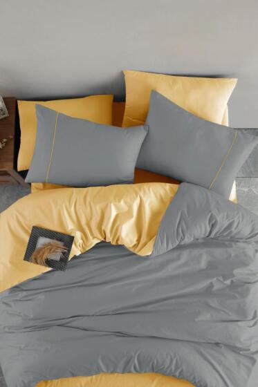 Napoli %100 Pamuklu Çift Taraflı Çift Kişilik Nevresim Takımı - Çeyiz Diyarı