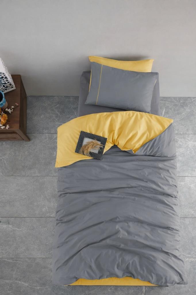 Napoli %100 Pamuklu Çift Taraflı Tek Kişilik Nevresim Takımı - 1