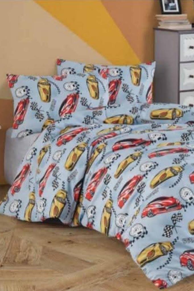 Nascar Tek Kişilik Nevresim Takımı - 1