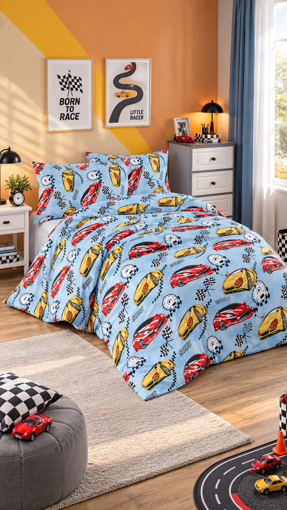 Nascar Tek Kişilik Nevresim Takımı - 1