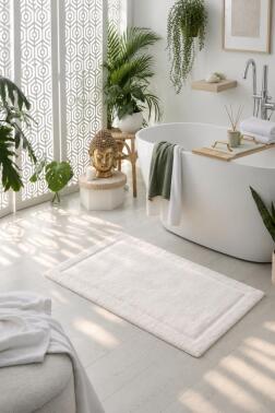 Natural Bambu Banyo Paspası 70x110 cm - 3