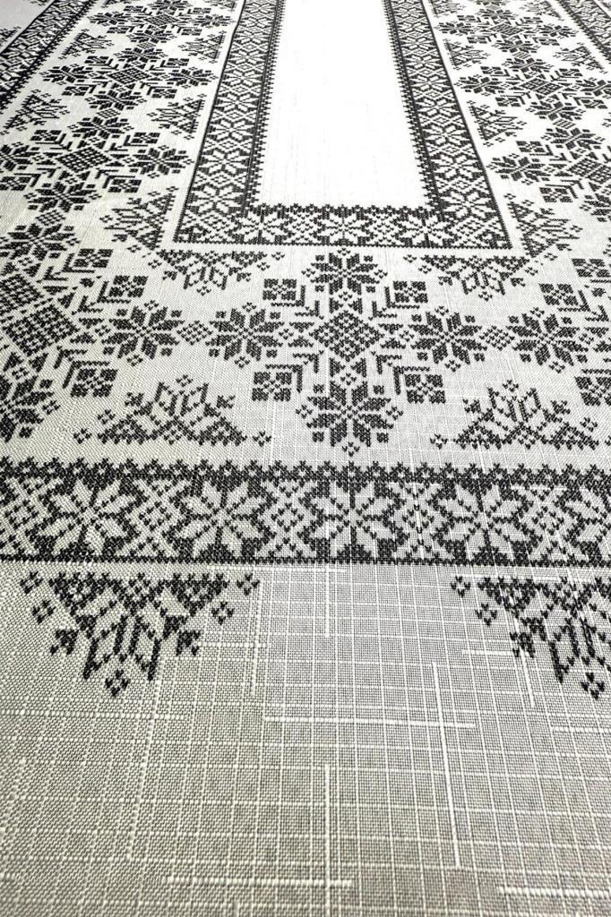 Nazen Dertsiz Masa Örtüsü 140x180 cm Gri - 3