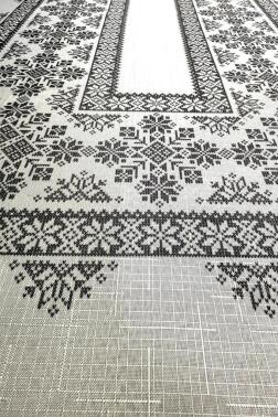 Nazen Dertsiz Masa Örtüsü 150x260 cm Gri - 3