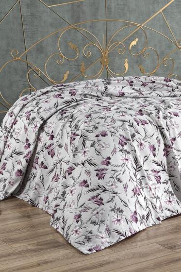 Nehir Çift Kişilik %100 Pamuklu 240x220 cm Tek Pike - Çeyiz Diyarı
