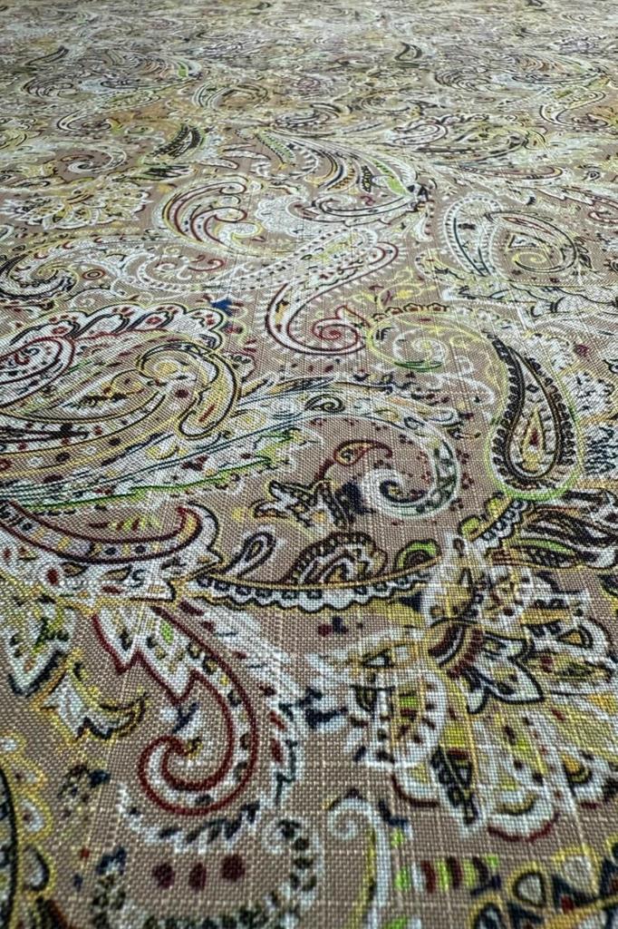 Nevra Dertsiz Masa Örtüsü 140x180 cm Kahve - 3