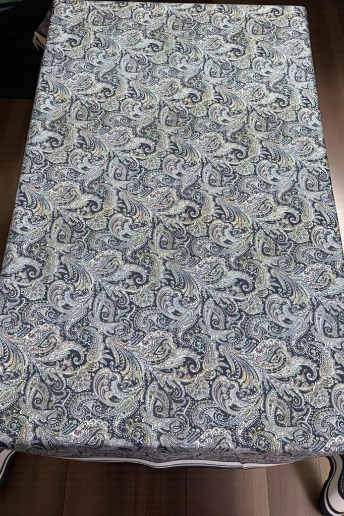 Nevra Dertsiz Masa Örtüsü 140x180 cm Lacivert - 2