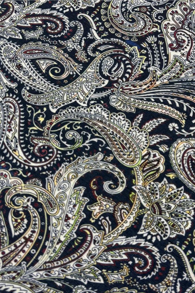 Nevra Dertsiz Masa Örtüsü 150x150 cm Lacivert - 3