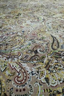 Nevra Dertsiz Masa Örtüsü 150x260 cm Kahve - 3