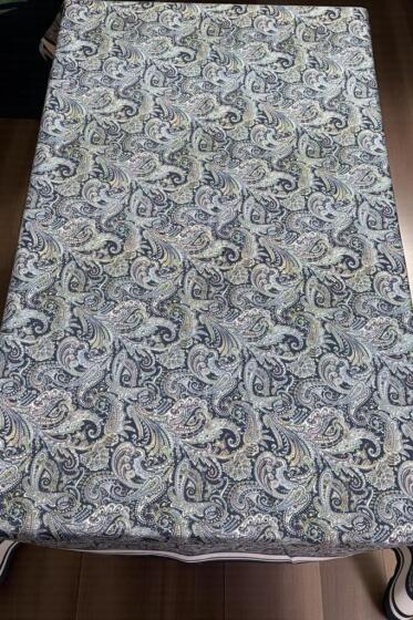 Nevra Dertsiz Masa Örtüsü 150x260 cm Lacivert - Çeyiz Diyarı (1)
