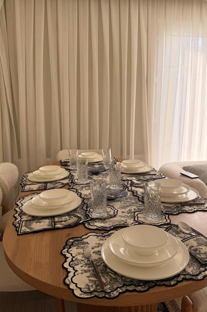 Okyanus Keten Amerikan Servis Takımı 19 Parça Antrasit - 3