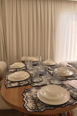 Okyanus Keten Amerikan Servis Takımı 19 Parça Antrasit - 6